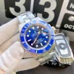 Asia 8215 Rolex Submariner Replica Watch Stainless Steel Blue Dial
